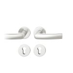 FSB 1015 – Poignée de porte en aluminium + Rose clé
