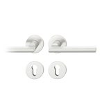 FSB 1035 - Poignée de porte en aluminium carré + Rose clé