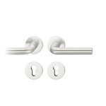FSB 1075 – Poignée de porte en aluminium + Rose clé
