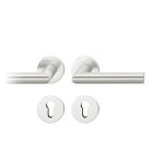 FSB 1076 – Poignée de porte en aluminium + Rose clé