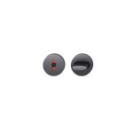 FSB 1735 – Rosace Rond Aluminium WC noir